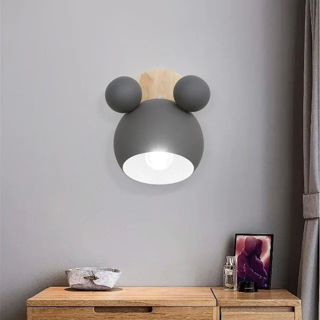 MickeyGlo - Lampa Ścienna Mickey