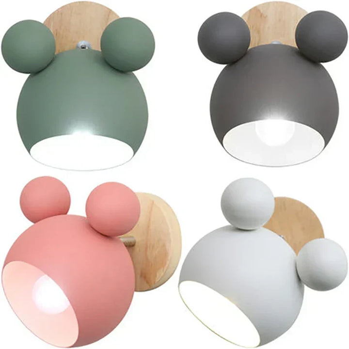 MickeyGlo - Lampa Ścienna Mickey