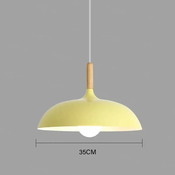 NordicOak – Lampa sufitowa z północnego dębu