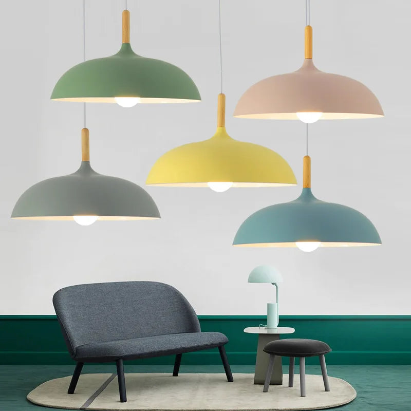 NordicOak – Lampa sufitowa z północnego dębu