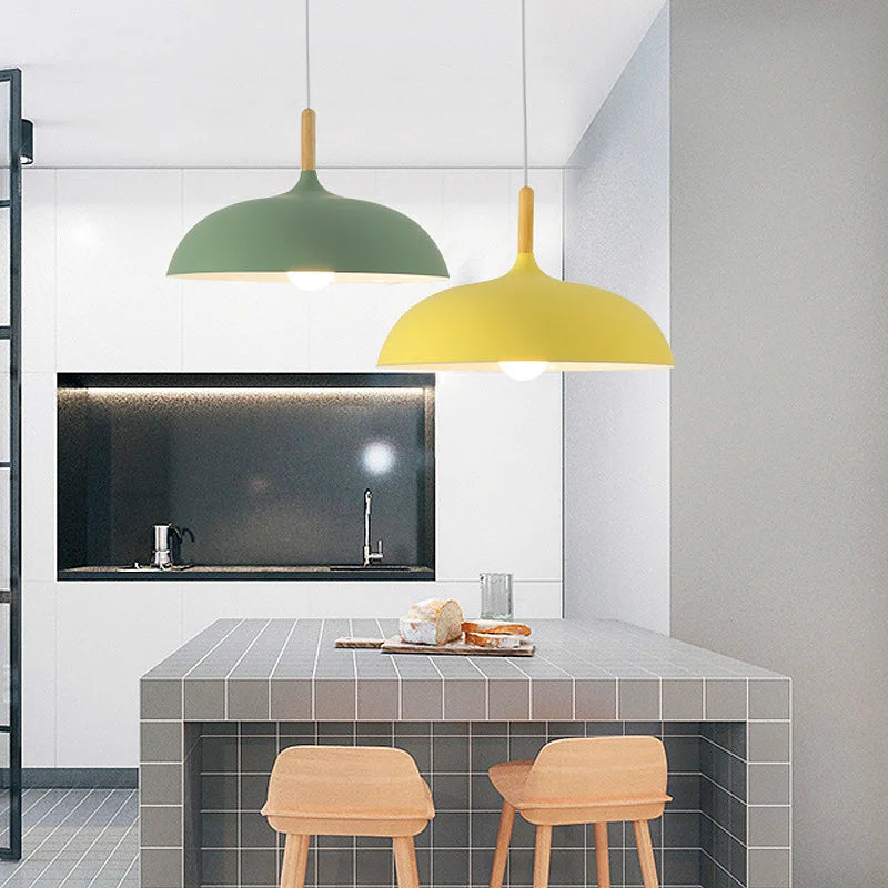 NordicOak – Lampa sufitowa z północnego dębu