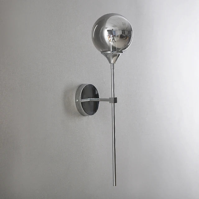 Lampa Ścienna Skandynawska Nowoczesna Szklana