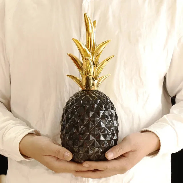 Złoty Ananas - Dekoracja do Domu