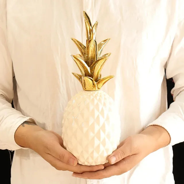 Złoty Ananas - Dekoracja do Domu