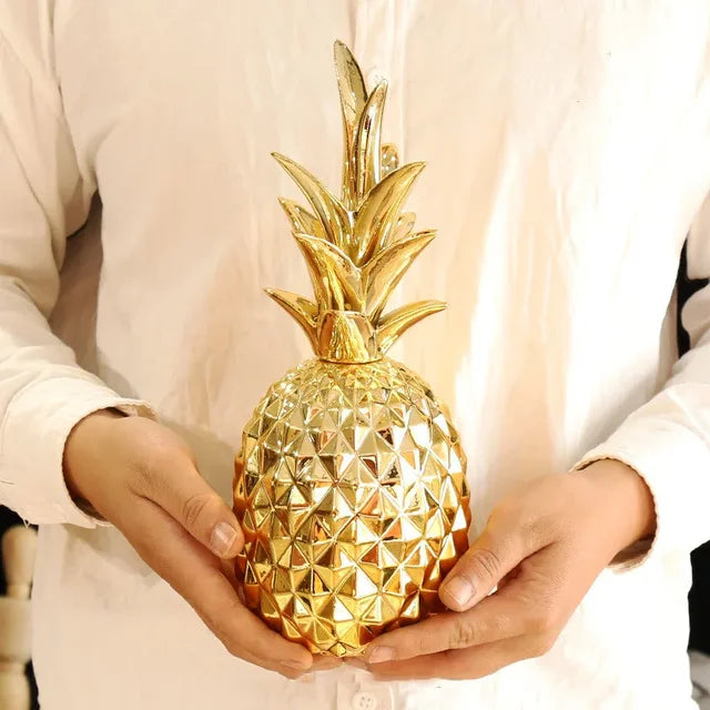 Złoty Ananas - Dekoracja do Domu