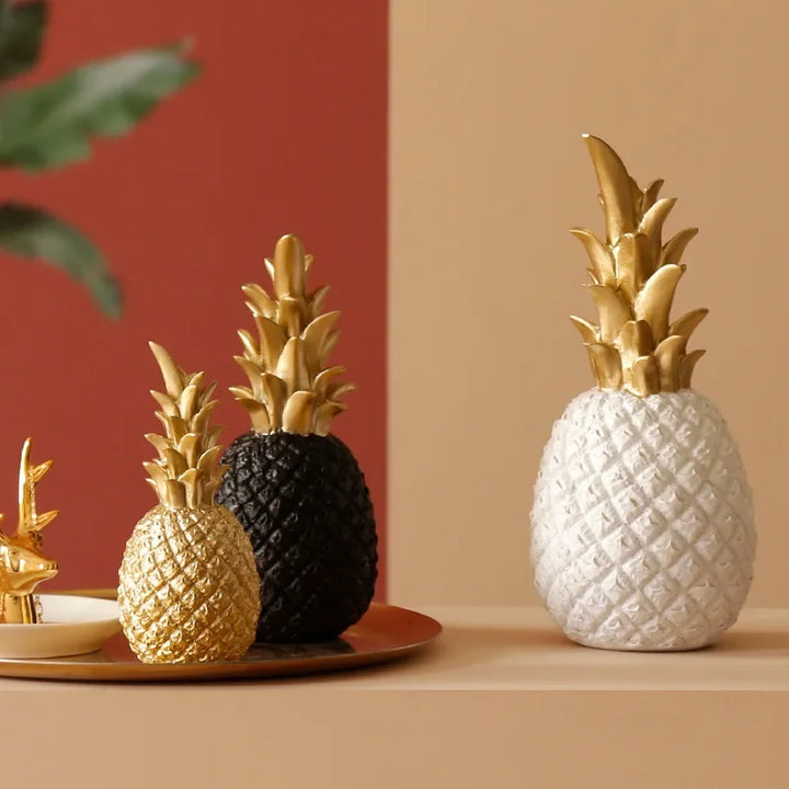 Złoty Ananas - Dekoracja do Domu