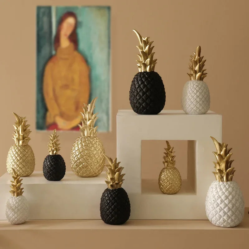 Złoty Ananas - Dekoracja do Domu