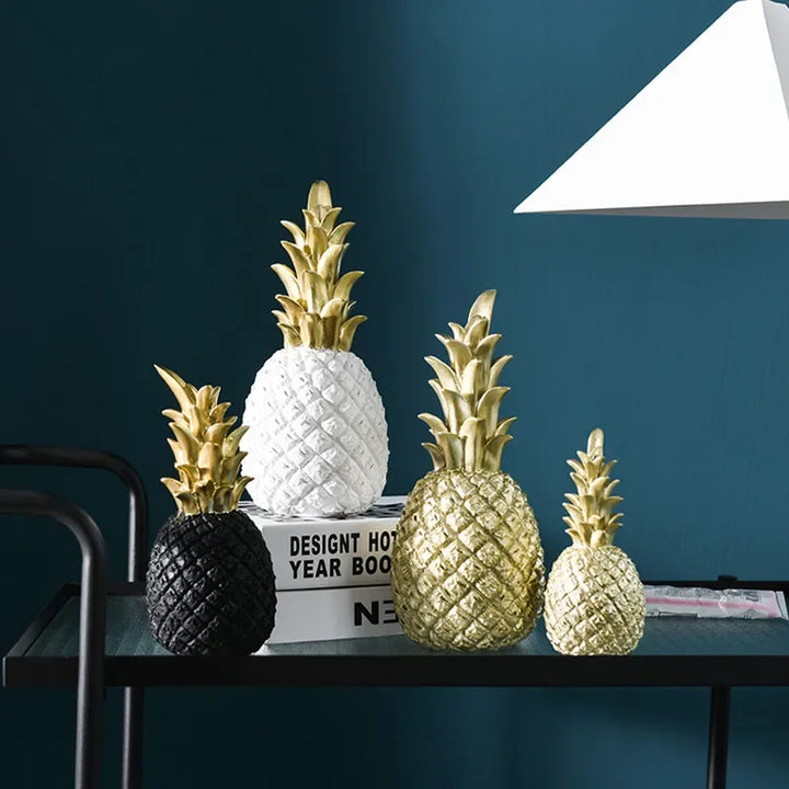 Złoty Ananas - Dekoracja do Domu