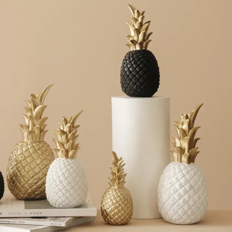 Złoty Ananas - Dekoracja do Domu