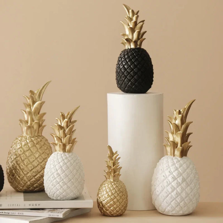 Złoty Ananas - Dekoracja do Domu