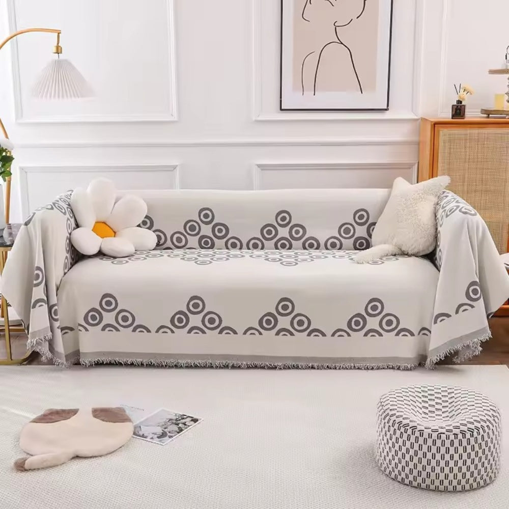 Pokrowiec na sofę Chenille w wzór Circa Bloom