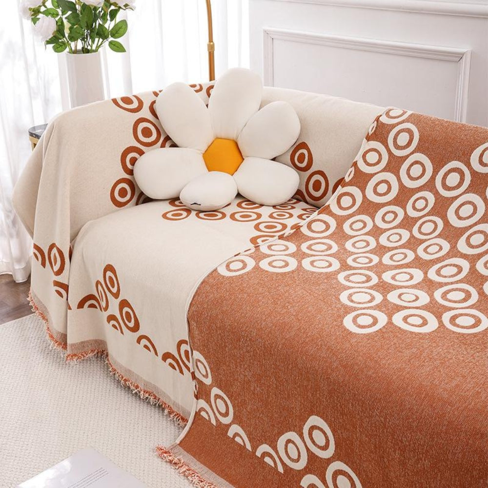 Pokrowiec na sofę Chenille w wzór Circa Bloom