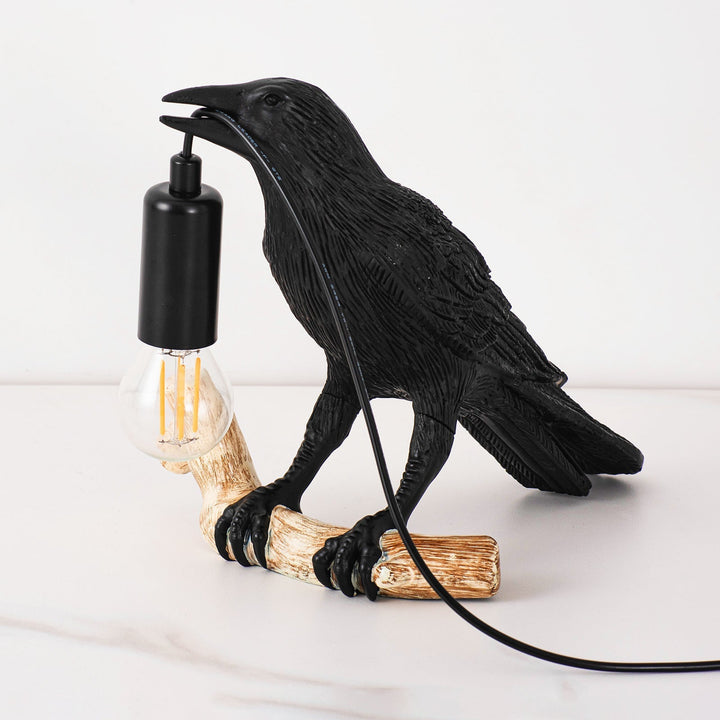 Kreatywna Lampa Stołowa w Kształcie Ptaka – Nocna Lampa Przy Łóżku, Mini Lampa do Salonów i Sypialni