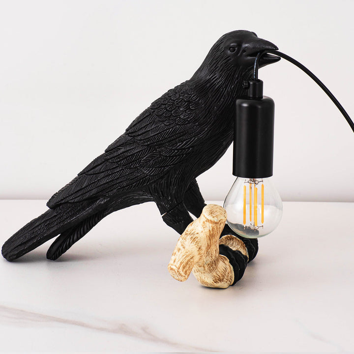 Kreatywna Lampa Stołowa w Kształcie Ptaka – Nocna Lampa Przy Łóżku, Mini Lampa do Salonów i Sypialni