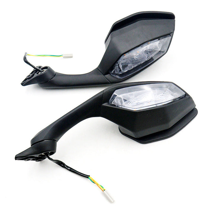 Regulowane Lusterko Wsteczne LED do Motocykla