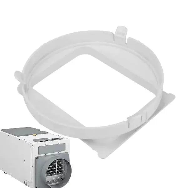Uniwersalny adapter wentylacyjny do okna w rozmiarze uniwersalnym dla wentylatorów, z okrągłym kołnierzem wydechowym i szybkozłączem do przenośnych klimatyzatorów