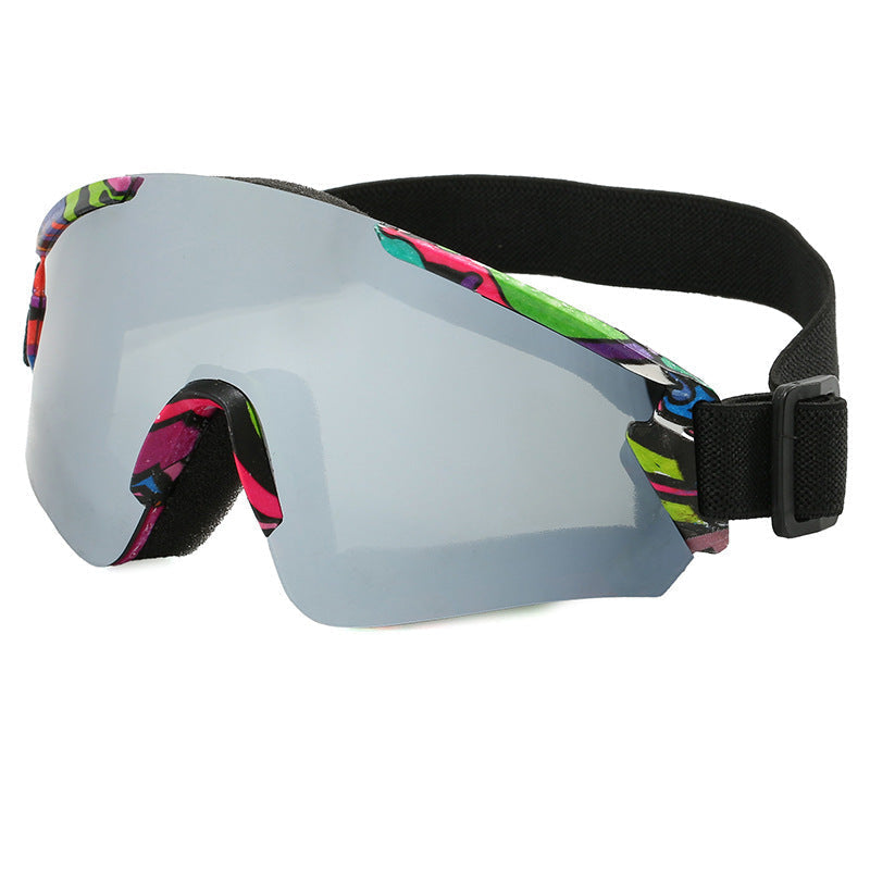 Damskie Okulary Sportowe z Lustrzanym, Wysokowydajnym Designem