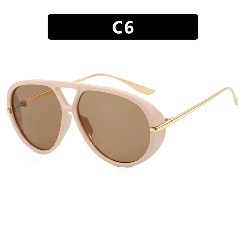 Damskie okulary przeciwsłoneczne w oversize&