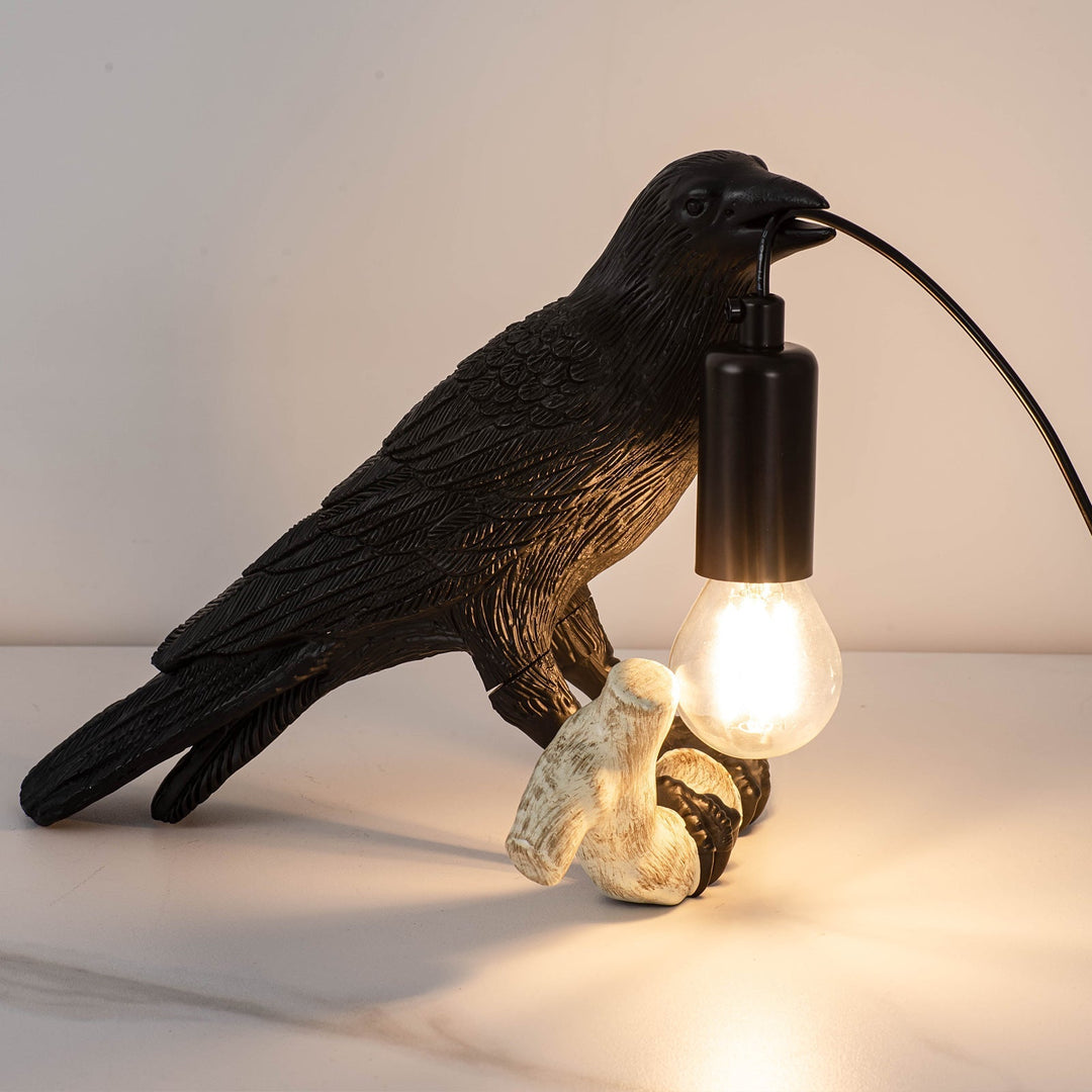 Kreatywna Lampa Stołowa w Kształcie Ptaka – Nocna Lampa Przy Łóżku, Mini Lampa do Salonów i Sypialni