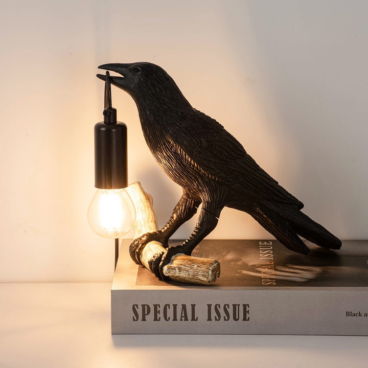 Kreatywna Lampa Stołowa w Kształcie Ptaka – Nocna Lampa Przy Łóżku, Mini Lampa do Salonów i Sypialni