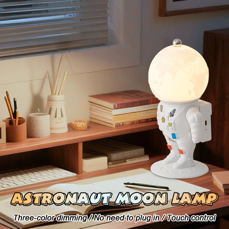Lampa Księżycowa Astronauta, Żywiczna Lampa Nocna, Dekoracja Sypialni, Kreatywny Prezent