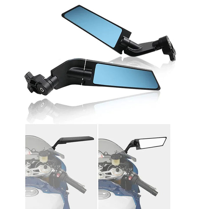 Regulowane lusterka motocyklowe z wysokiej jakości systemem mocowania