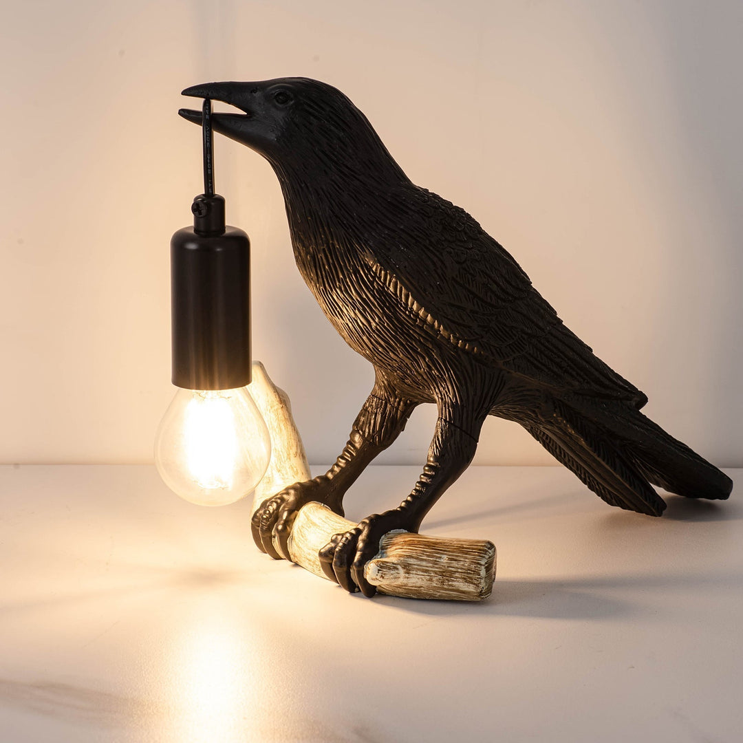 Kreatywna Lampa Stołowa w Kształcie Ptaka – Nocna Lampa Przy Łóżku, Mini Lampa do Salonów i Sypialni