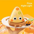 Lampa nocna w kształcie pizzy z silikonu
