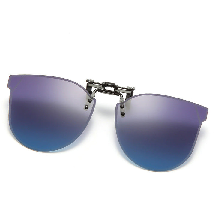 Damskie modne okulary przeciwsłoneczne w futurystycznym designie z lustrzanymi soczewkami
