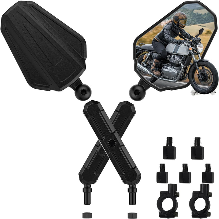 Lusterka Motocyklowe Sportowe Regulowane