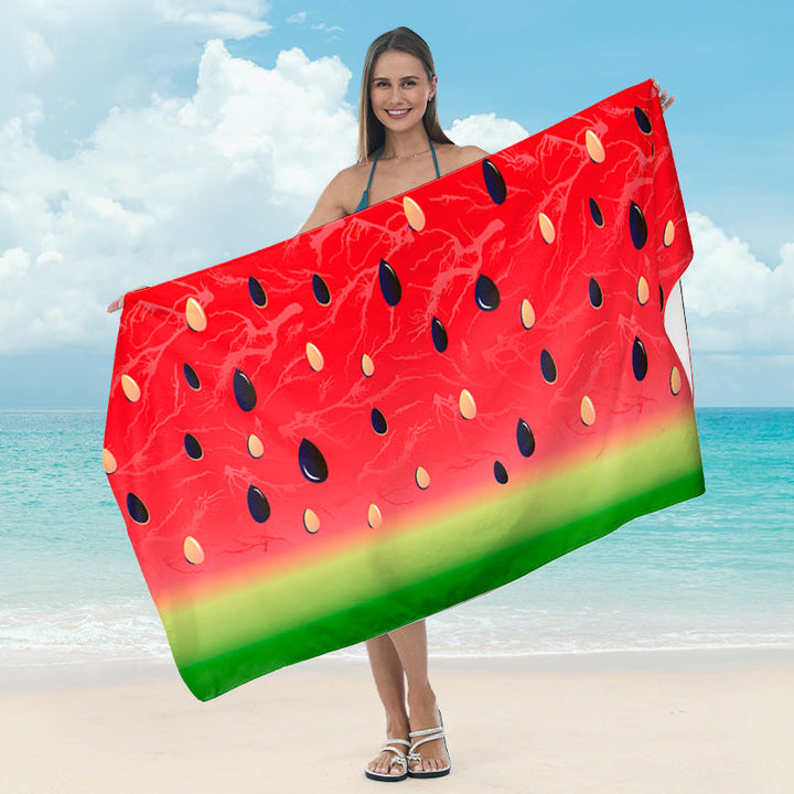 Ręcznik plażowy z lustrzanym wzorem mandali