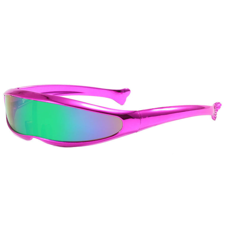 Kobiece Sportowe Okulary Przeciwsłoneczne z Ergonomicznym Designem i Lustrzanymi Soczewkami