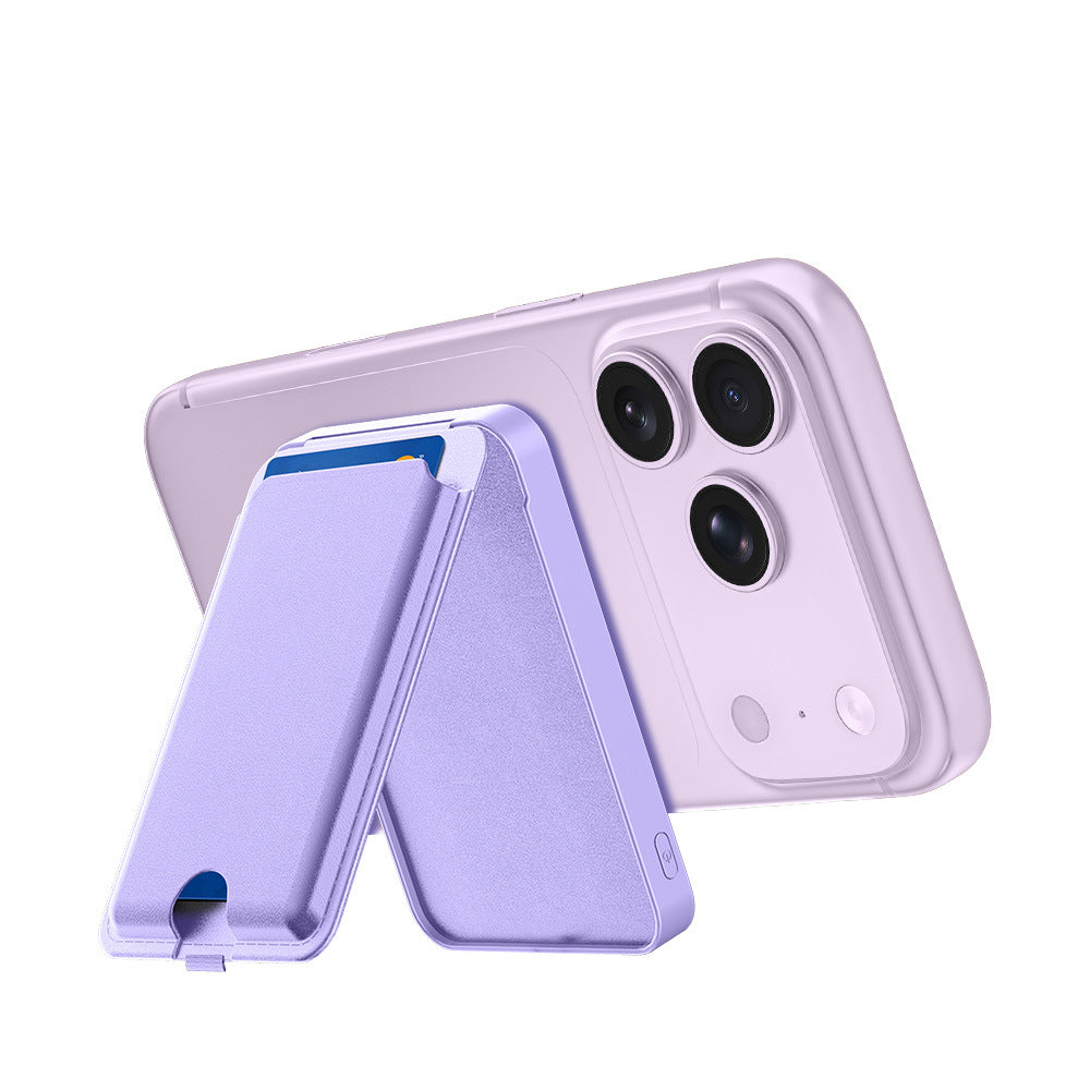 Etui na smartfon z wbudowanym slotem na karty i stojakiem