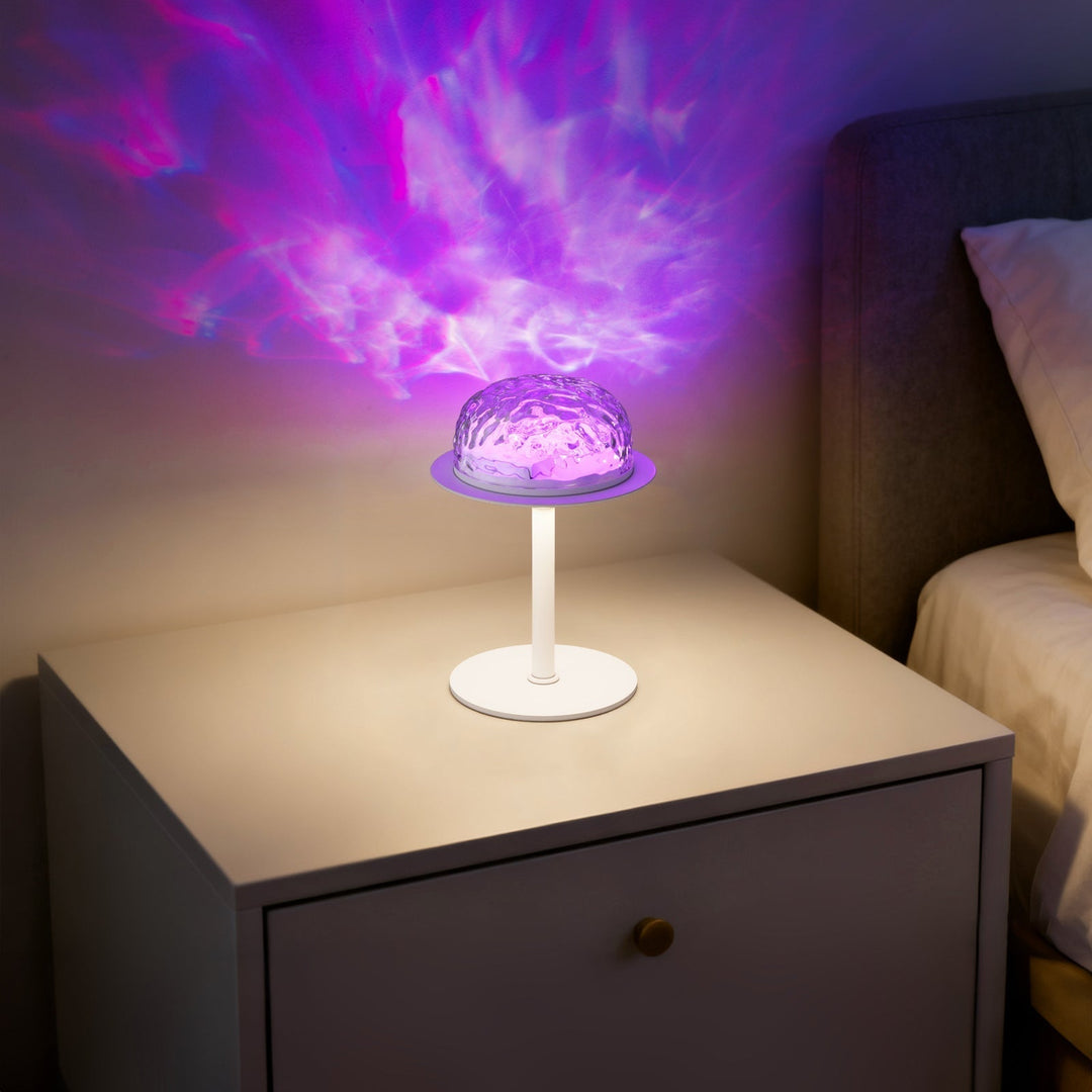 Wiralna Kreatywna Dekoracyjna Lampa Nocna na Stolik, LED Zdalne Sterowanie Atmosferyczne