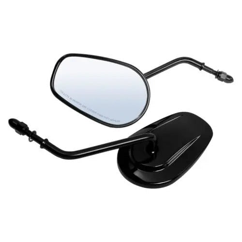Regulowane Lusterko Motocyklowe z Wysokiej Jakości Wykończeniem Chromowanym