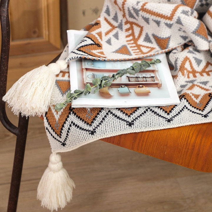 Boho Navajo Koc Słoneczny