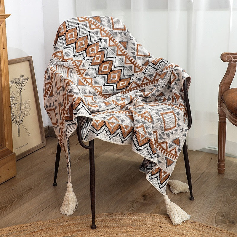 Boho Navajo Koc Słoneczny