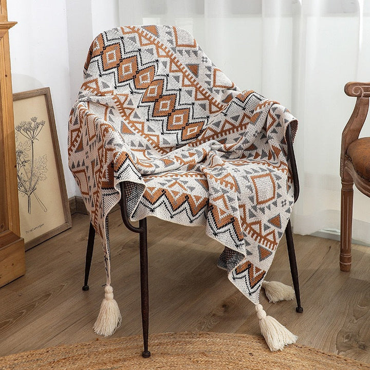 Boho Navajo Koc Słoneczny