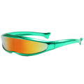 Kobiece Sportowe Okulary Przeciwsłoneczne z Ergonomicznym Designem i Lustrzanymi Soczewkami