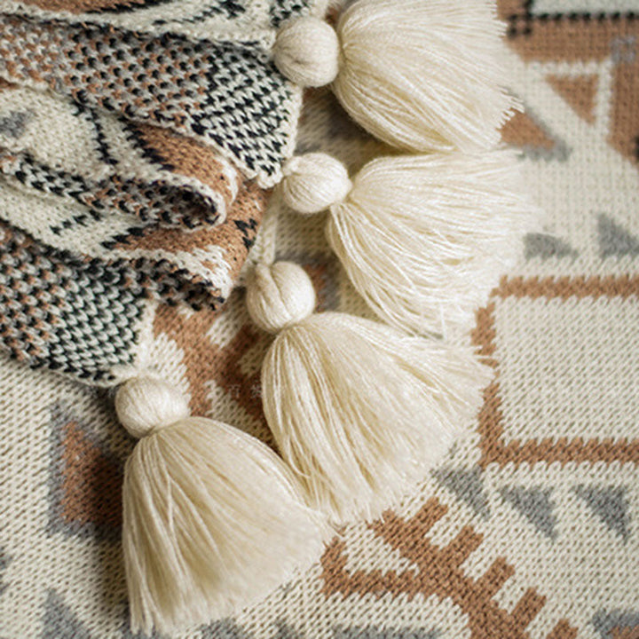 Boho Navajo Koc Słoneczny