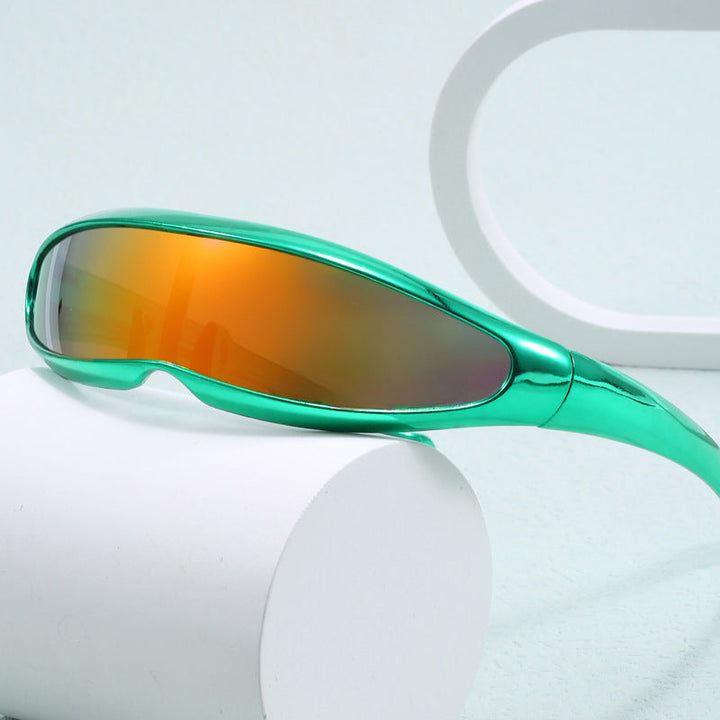 Kobiece Sportowe Okulary Przeciwsłoneczne z Ergonomicznym Designem i Lustrzanymi Soczewkami
