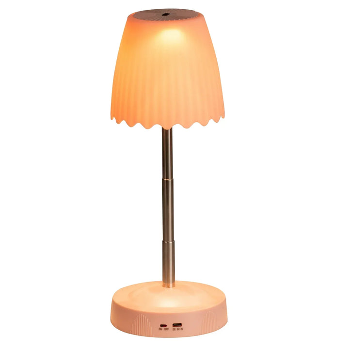 Wiralna Lampa Nocna z Bezprzewodowym Ładowaniem, Kreatywna Lampa Atmosferyczna na Nocny Stolik