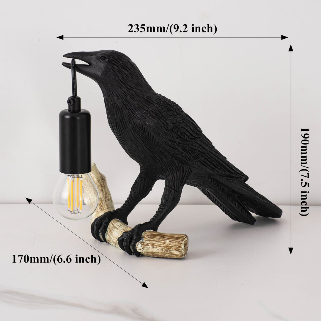Kreatywna Lampa Stołowa w Kształcie Ptaka – Nocna Lampa Przy Łóżku, Mini Lampa do Salonów i Sypialni