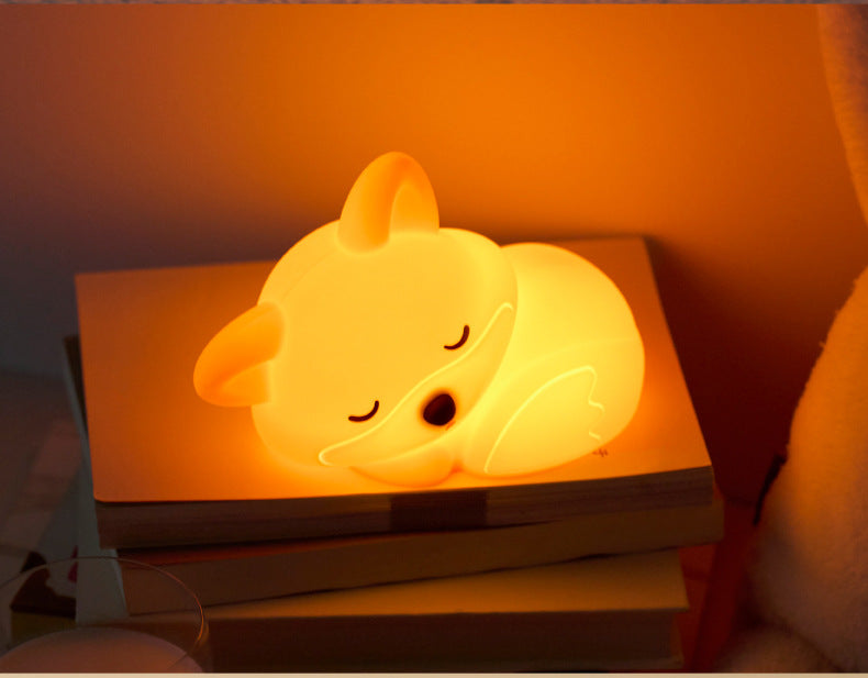 Nowa Lampa Nocna Silikonowa Lisek