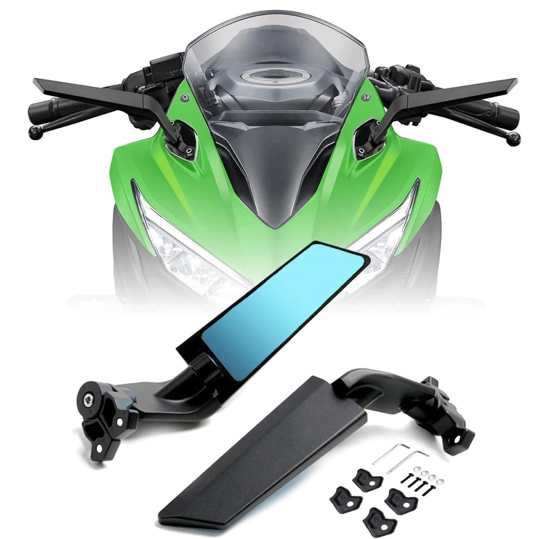 Regulowane lusterka motocyklowe z wysokiej jakości systemem mocowania