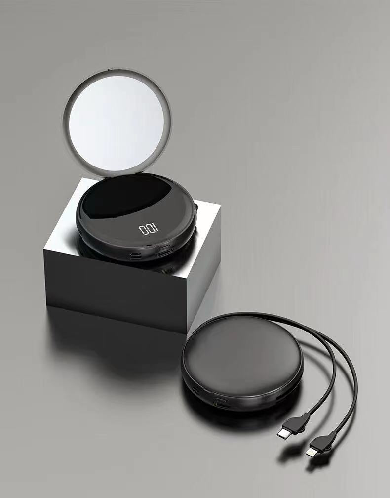 Przenoś lusterko z funkcją ładowania USB