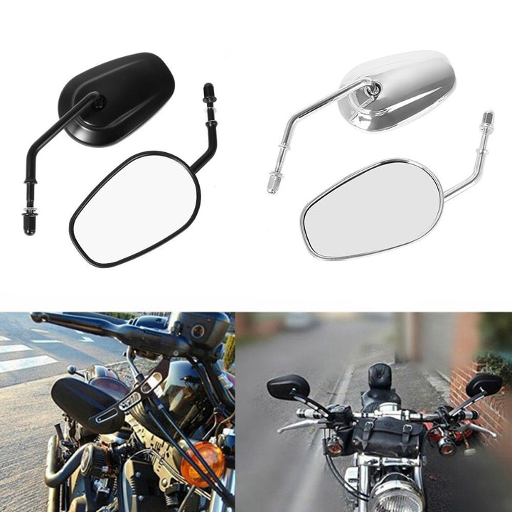 Lusterko motocyklowe z regulowanym ramieniem i solidną konstrukcją