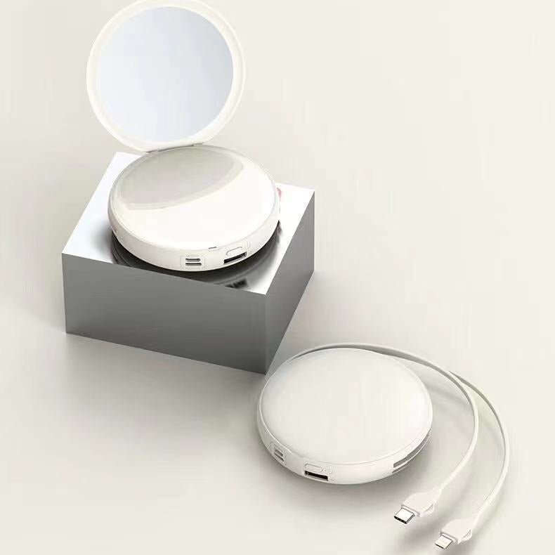 Przenoś lusterko z funkcją ładowania USB
