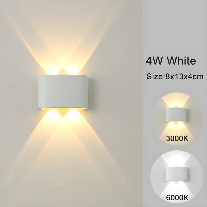 LED lampy ścienne do wnętrz i na zewnątrz