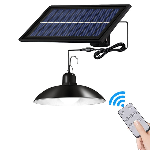 Solarno-czujnikowy czujnik ruchu - Lampa zewnętrzna z pilotem